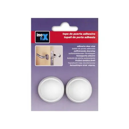 Batente Adesivo Branco de Parede para Porta Pack 2un Inofix - 1210230012