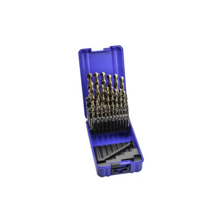 Jogo de Brocas HSS Din 338 25 Peças 1-13mm Izar - 1230050165