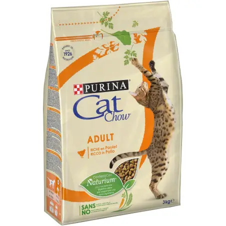 Ração Seca para Gato Cat Chow com Frango & Peru 3kg Purina - 1530060055
