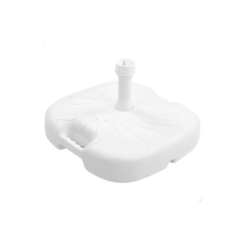 Base Guarda-Sol Poliresina Branca 45x45cm 61140 Aktive