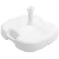 Base Guarda-Sol Poliresina Branca 45x45cm 61140 Aktive