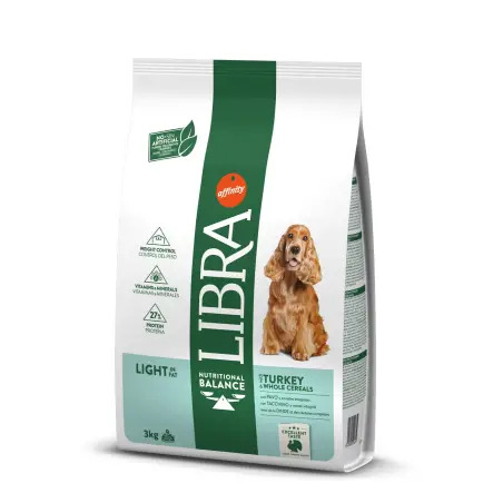 Ração Seca Adult Cão Light com Peru 3kg Libra - 1530030116