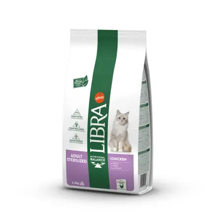 Ração Seca para Gato Adulto Esterilizado com Frango 1,5kg Libra - 1540260169