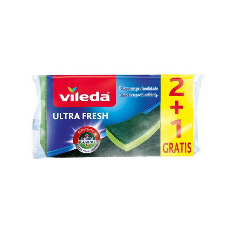 Esfregão Ultra-Fresh 2un+1un Vileda