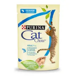 Ração Seca para Gato Cat Chow Adult Gij Salmão & Feijão Verde 85gr Purina - 1540260132
