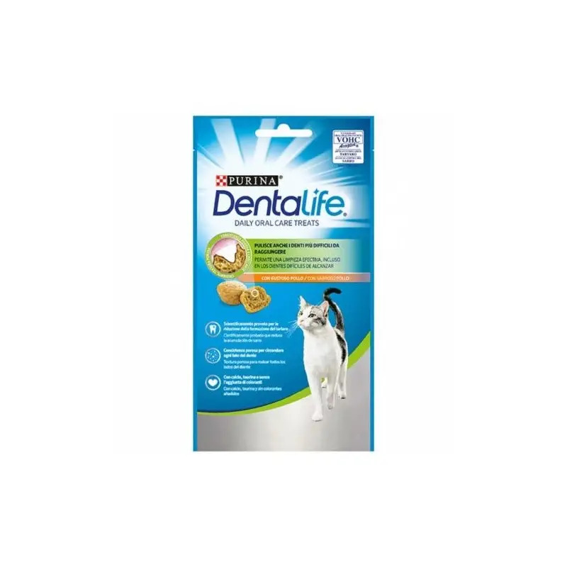 Limpa Dentes para Gato Dentalife Gato Frango 40gr Purina