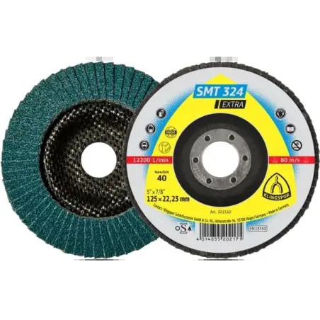Disco Lamelado BB 125x22mm Klingspor - P40 - 1230140060