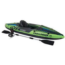 Kayak Insuflável Challenger com Remo Duplo em Alumínio K1 68305 Intex - 1650080073