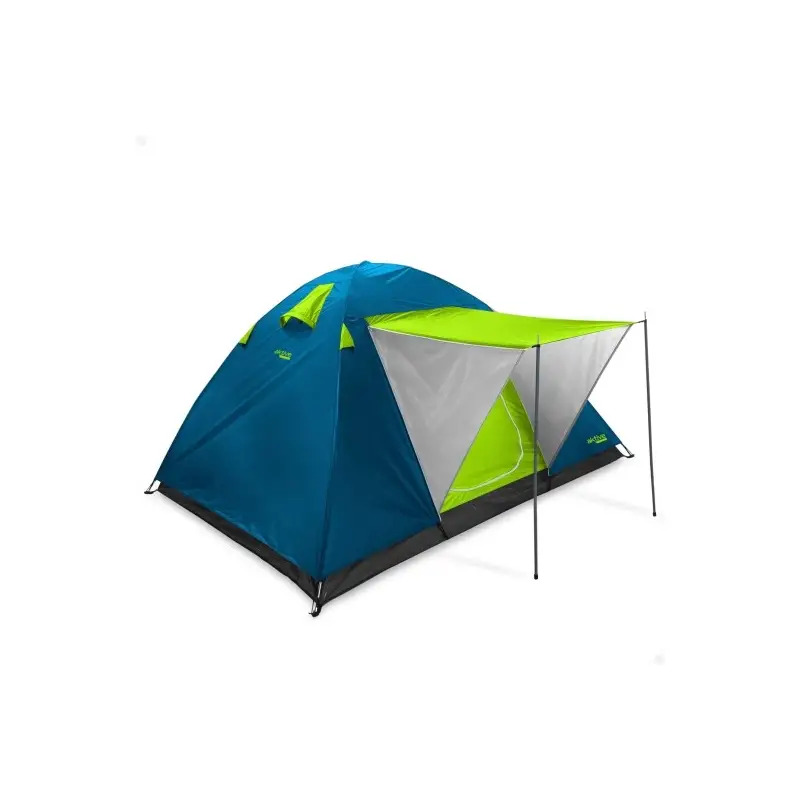 Tenda de Campismo Iglo com Toldo para 4 Pessoas 240X210X130cm 52890 Aktive Tenda de Campismo Iglo com Toldo para 4 Pessoas 240X210X130cm 52890 Aktive