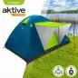 Tenda de Campismo Iglo com Toldo para 4 Pessoas 240X210X130cm 52890 Aktive Tenda de Campismo Iglo com Toldo para 4 Pessoas 240X210X130cm 52890 Aktive