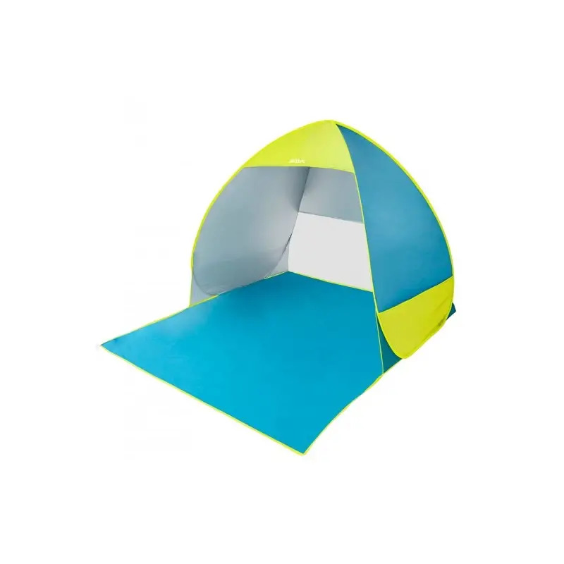 Tenda de Praia em Poliéster UV50 Azul/Verde 160x140x110cm 62165 Aktive