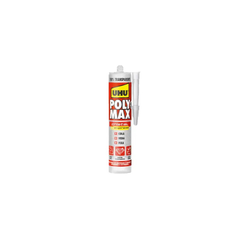 Cola Veda Poly Max Cristal Tubo 115gr UHU