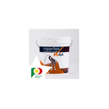 Impermeabilizante Imperflex Fibras 5lt Vouga Tintas - Branca - 1370050055