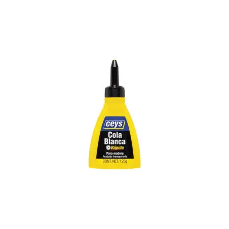 Cola Branca Rápida Transparente para Madeira Ceys - 75gr - 1120030096