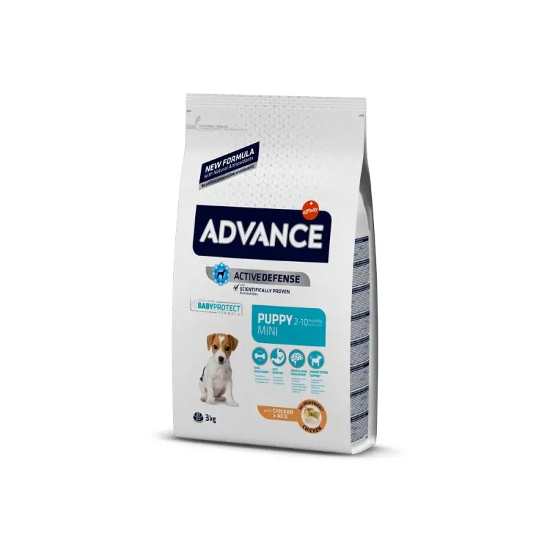Ração para Cachorro Puppy Mini com Frango & Arroz 3Kg Advance