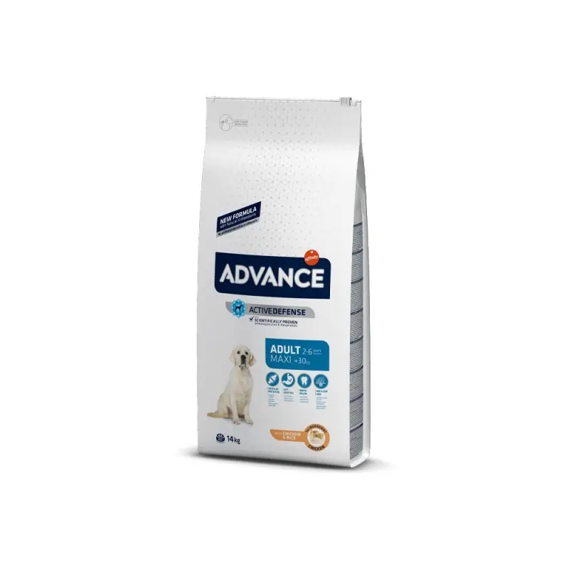 Ração para Cão Dog Adult Maxi com Frango & Arroz 14kg Advance