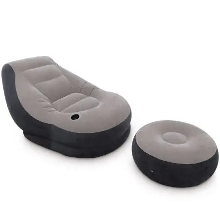 Cadeira Insuflável+Puff Ulta Lounge Relax 68564 Intex - 1650080072