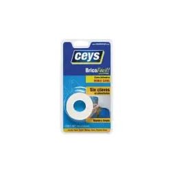 Fita Adesiva Dupla Face BricoFácil 2mtx15mm Ceys - 1120040051