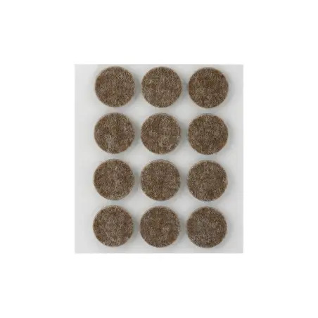 Feltro Adesivo Castanho 22mm Pack 12un Inofix - 1160440037
