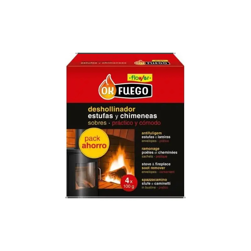 Limpa Chamines 4x100gr 50220 Ok Fuego