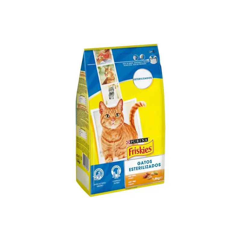 Ração Seca para Gato Esterilizado 1,5kg Friskies