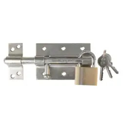 Fecho de Aparafusar com Furo para Cadeado Torneling - 10x70mm - 1210280142