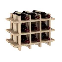 Garrafeira de Madeira em Pinho para 9 Garrafas Rioja Astigarraga - 1520140011