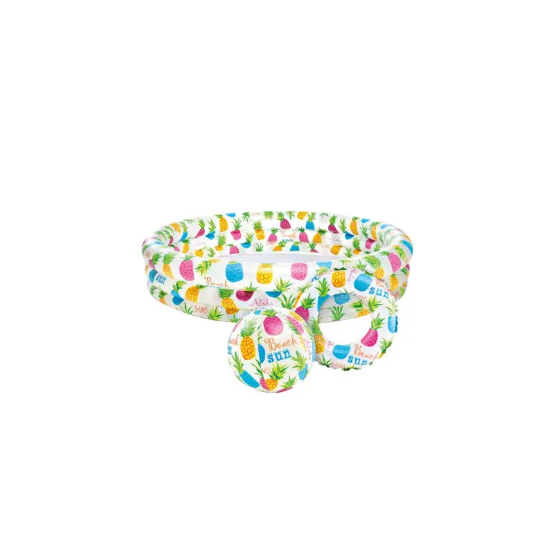 Conjunto piscina, bola e boia Intex