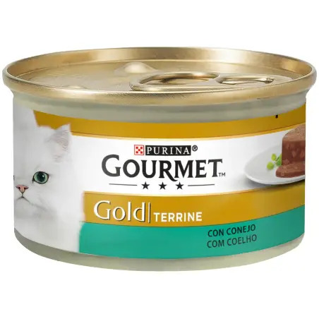 Gourmet Gold Terrine com Coelho para Gato 85gr Purina - 1540260034