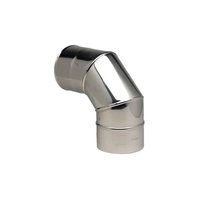 Curva em Inox para Salamandra 120mm 90º Valpec