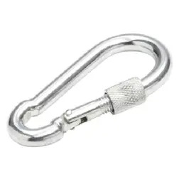 Mosquetão Galvanizado Com Parafuso - 40x4mm - 1210070044