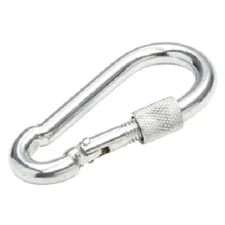 Mosquetão Galvanizado Com Parafuso - 40x4mm - 1210070044