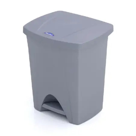 Balde de Lixo com Pedal 25lt Cinza 6425 Reivax - 1470030087
