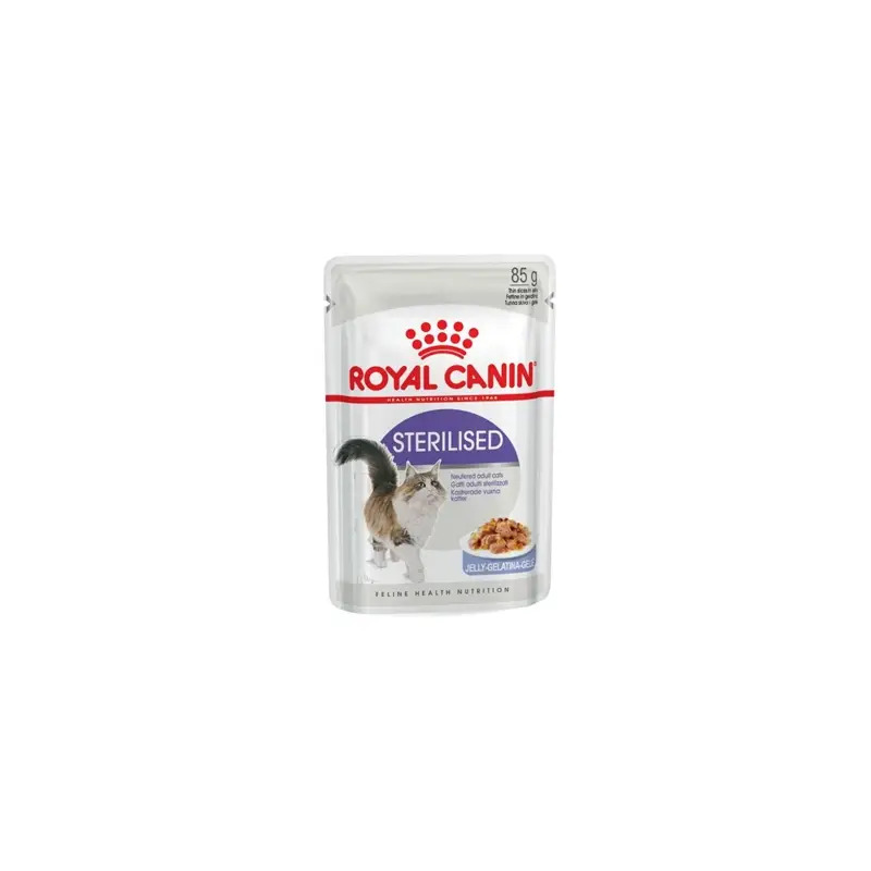 Ração Húmida para Gato Esterilizado Sterilized Jelly 85gr Royal Canin