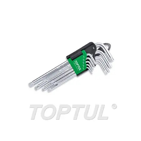 Jogo de Chaves Torx Longas 9 Peças GAAL0914 Toptul - 1250190015