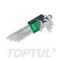 Jogo de Chaves Torx Longas 9 Peças GAAL0914 Toptul