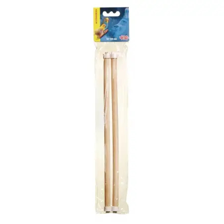 Poleiro em Madeira Pack 2un 30cm para Aves Living World - 1040190012