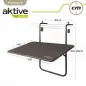 Mesa Dobrável 60x40cm Suspensa para Varanda 61034 Aktive