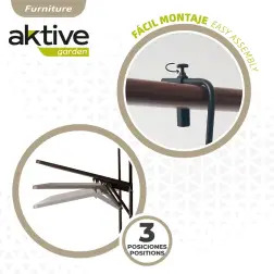 Mesa Dobrável 60x40cm Suspensa para Varanda 61034 Aktive #2 - 1180090061