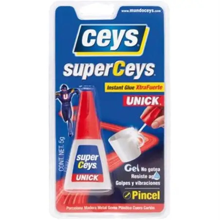 Cola Universal Instantânea SuperCeys Unick com Pincel 5gr Ceys - 1120030031