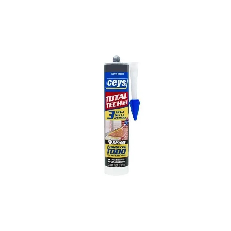 Cola e Veda Total Tech Preto 290ml Ceys