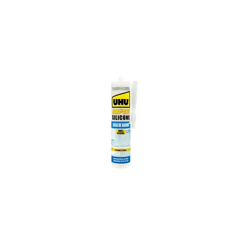 Silicone Sanitário Transparente 280ml UHU