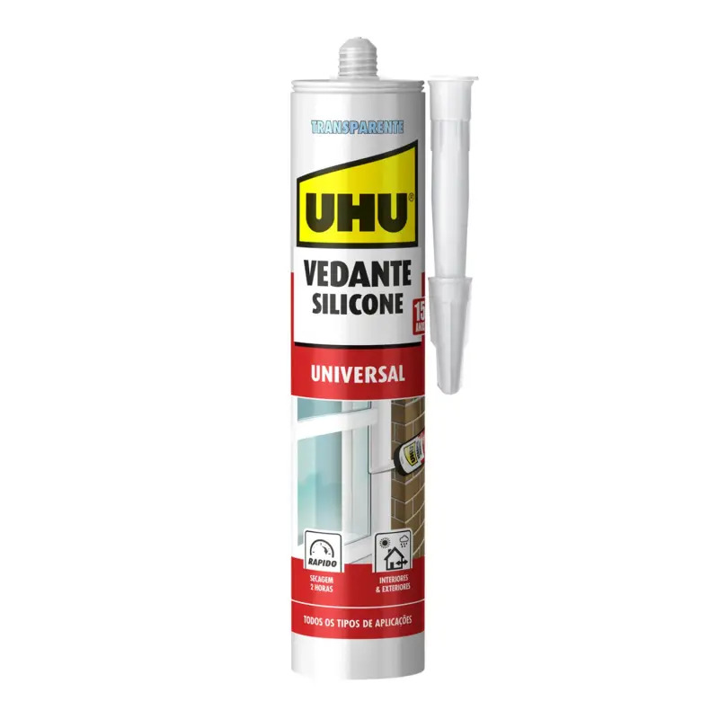 Silicone Universal Transparente 280ml UHU