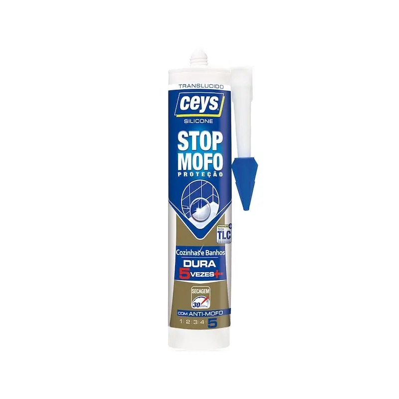 SellaCeys Stop Mofo Branca para Cozinhas e Casas de Banho em Cartucho 280ml Branca