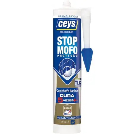 SellaCeys Stop Mofo Branca para Cozinhas e Casas de Banho em Cartucho 280ml Branca - 1450080111