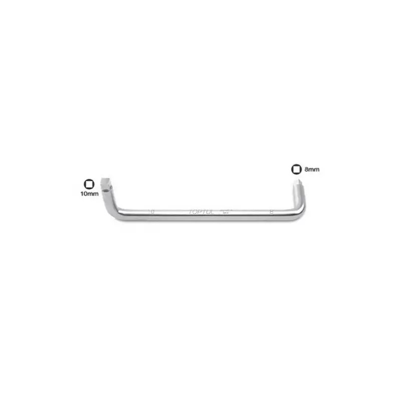 Chave para Bujão 8x10mm JEL-0810 Toptul
