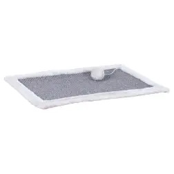 Tapete De Arranhar Em Sisal/pelucia 55x35 Cm cinza C Trixie - 1040060997