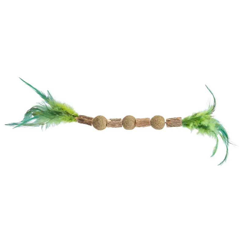 Corrente De Matatabi C/ Bolas De Catnip E Penas 38 Cm Trixie