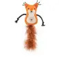 Esquilo Em Pelucia/couro C/ Catnip 12 Cm/24 Cm Trixie