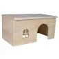 Casa Em Madeira De Pinho P/ Coelhos 40x20x23 Cm Trixie